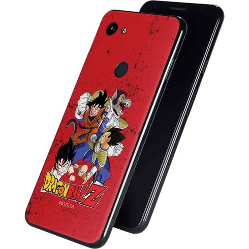 Dragon Ball Z Goku Vs Vegeta Google Pixel 3a Skin